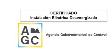 Certificado de Instalación Eléctrica desenergizada